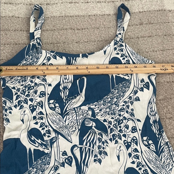 Reformation Blue and White Mini Dress - Picture 7 of 9